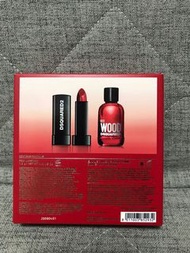 Dsquared 2 Red Wood 香水5ml +唇膏禮盒