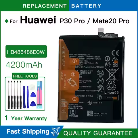 Brand new HB486486ECW 4200mAh Mobile Phone Battery For Huawei P30 Pro Mate20 Pro Mate 20 Pro batteri