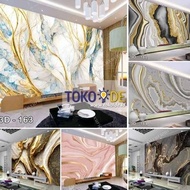 restock Wallpaper Custom 3D Marble Wallpaper Dinding Marmer Wallpaper
