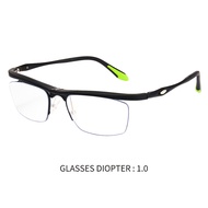 Cyxus  Anti-blue light reading glasses Rectangular frame Korean style Business men's  Metal Frame AC