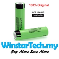 PANASONIC BUTTON FLAP 18650 Lithium Rechargeable Battery NCR18650B 3.7v 3400mah 18650 For Flashlight