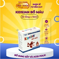 KIDSJAN Blood Supplement - Iron Supplement, Reduce Symptoms of Iron Deficiency Anemia (Box of 4 Blis