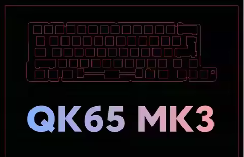 QK65 MK3 mechanical keyboard plate for Aluminum CF PP PC POM FR4 PEI Brass ( for pcb screw in stabs