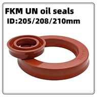 Hydraulic oil seal fluorine rubber UN205/208/210x220/225/230/235x12/14/15/20Y ring 205x230x20 208x22