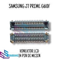 MESIN Lcd Connector Socket Lcd Connector Fpc Samsung J7 Prime 34 Pin on the machine