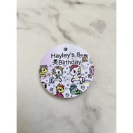 Tokidoki Unicorno Kids Birthday Stickers Gift Tags Personalised
