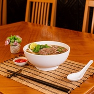 Tô Bún Bò Huế Tô Phở Tô Canh Súp Nhựa Melamine HORECA Fataco Màu Trắng D14