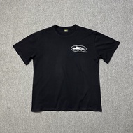 Letter Logo Print Round Neck Short Sleeve T-Shirt New - Alcatraz Island Loose Half Sleeve Top