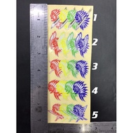 Apachee Designs Pedang & Daun Sticker Printing(Reflective)