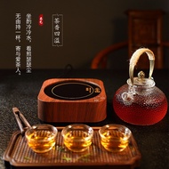 ST/🎀Tea Stove Electric Ceramic Stove Mini Household Small Iron Pot Glass Pot Tea Cooker Mute Tea Making Convection Oven
