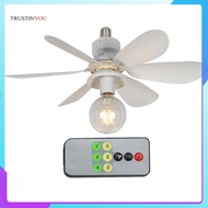 Ceiling Fan LED Lamp E27 Base 52cm Modern LED Ceiling Fan 3 Speeds Indoor Ceiling Fan Light Dimmable