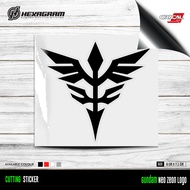 Gundam Zeon Insignia Cutting Sticker | Gundam Zeon Insignia Stickers