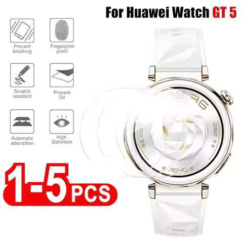 1-5Pcs Hydrogel Film for Huawei Watch GT6Pro 41/46mm Smartwatch HD Anti-scratch Screen Protector for