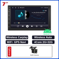 Android 9 Inch Head Unit Tape Mobil Bluetooth Double Din Head Unit Android 9 Inch Tv Mobil MP5 Player Dengan Bluetooth WIFI GPS FM Radio 4+32G
