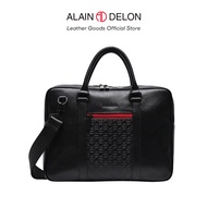 ALAIN DELON MEN CLASSIC MONOGRAM SLING DOCUMENT BAG  - ADB0433PN3NK3