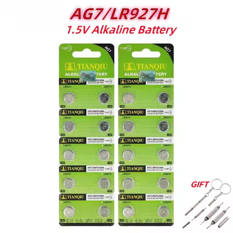 2-50pcs AG7 battery SR927SW 395 Button Cell Battery LR927 LR57 SR927W 395A Alkaline Batteries for Wa