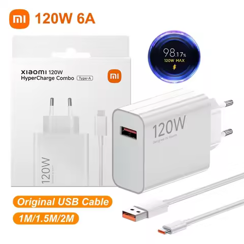 Charger 120W Xiaomi Original Xiaomi 120W 100W Charger Fast Charging Turbo Charger Type C Cable Xiaom