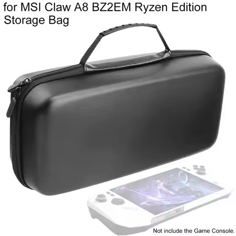 Waterproof Storage Bag for MSI Claw A8 BZ2EM Ryzen Edition Game Console Carrying Case Shockproof Pro