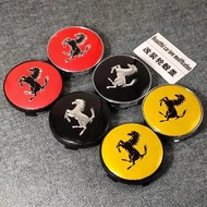 60mm 68mm 4pcs Car Wheel Hub Center Protective Cover Modified Accessories For Ferrari SF90 Stradale 