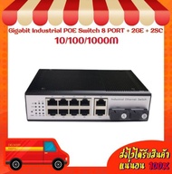 Gigabit Industrial POE Switch 8 PORT + 2GE + 2SC 10/100/1000M