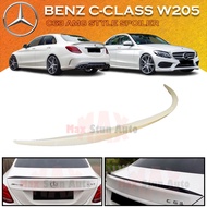 MERCEDES BENZ C-CLASS W205 2014-2019 C63 AMG STYLE REAR TRUNK SPOILER DUCKTAIL BENZ W205 AMG SPOILER