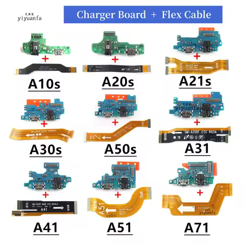 A51 Samsung Motherboard USB Charging Port Dock Board Connector Main Motherboard Flex Cable For Samsu
