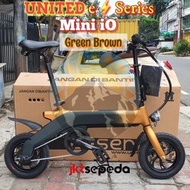 Promo Sepeda Lipat Listrik E Folding Bike United Mini Io 12 Inch