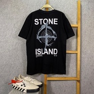 CASUAL T-SHIRT ISLAND BATU BACK GREY ON BLACK CSR SHOP