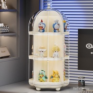 Shelf Bubble Desktop Anti-dust Storage Rotating Piece Song Ru Swinging Hand-made Rack Transparent Do