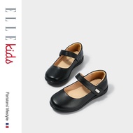 ELLE kids girls' leather shoes leather shoes for primary school students Spring and Autumn New 2020 