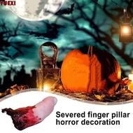 YUEXI Severed Finger Prop, Realistic Design Bloody Effect Bloody Finger Prop, Horror Prop Scary Arti