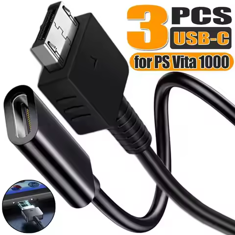 For PS Vita PCH-1000 Series Type C Female Charging Cables Charging Adapter Cords USB-C Female Cable 