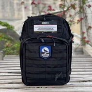 Tactical rush 24 2.0 black tactical backpack 37l