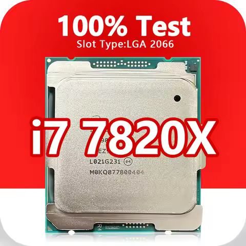 Core i7 7820X CPU 14 nm 8 Cores 16 Threads 3.6GHz 11MB 140W processor LGA 2066 For Desktop X299 moth