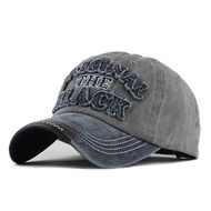 Original The Black Retro Washed Snapback Baseball Cap - F122 and NY motif baseball cap 100% original