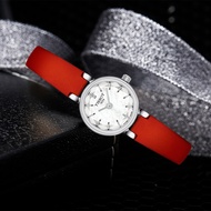 TISSOT T140.009.16.111.00 T1400091611100 Women's Watch LOVELY ROUND Quartz 19.50mm Leather Mother of Pearl Red *Original