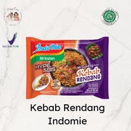INDOMIE Goreng KEBAB RENDANG Hype Abis Mie Instan Mi Goreng 83Gram