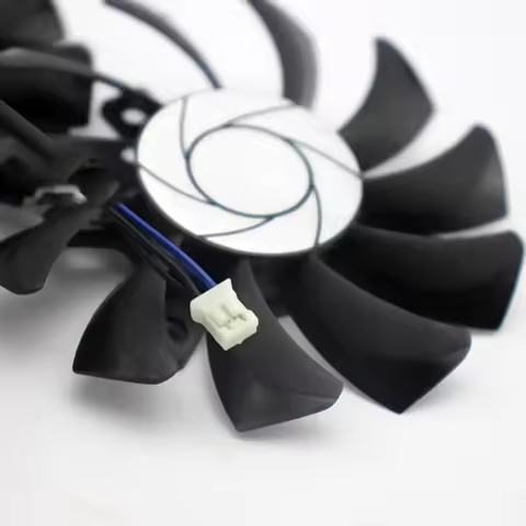 A04R-HA8010H12F-Z 75MM 2Pin GTX1050Ti GPU Cooler DUAL Fan for MSI Geforce GTX 1050Ti GTX-1050-Ti-4GT