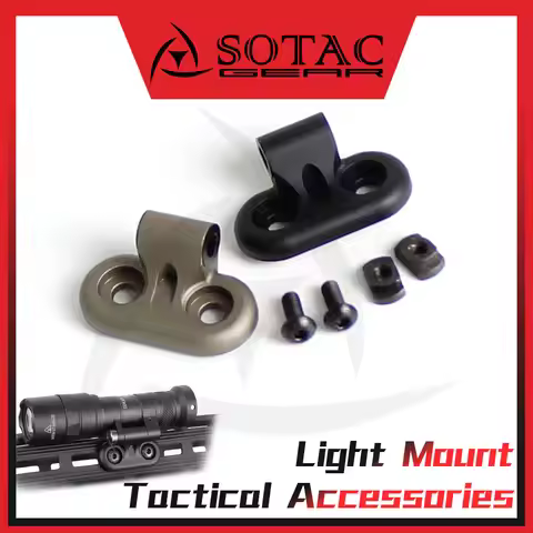 SOTAC GEAR Flashlight Mlok Mount for M600DF M640DF M640V DF M340C M340V M340DFT Tactical Weaponlight