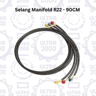 Manifold Hose R22 R134a R502 R12 90cm Charging Hose