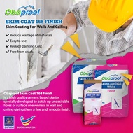 OBAPROOF 2KG / 25KG SKIM COAT 168 FINISH Skim Coating For Walls And Ceiling Skimcoat Wall Base Coat 