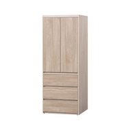 [特價]本木-雪芙 淺白雙色3x7尺衣櫃3x7尺衣櫃