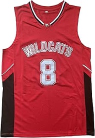 Mens Wildcats High School Jersey,14 Troy Bolton Basketball Jersey,8 Chad Danforth Basketball Jersey/