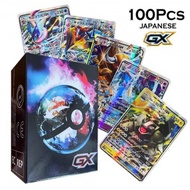 100pcs Pokemon Card 3D Japanese Version Charizard Vstar Vmax Gx Holographic Trainers Card Kids Game 