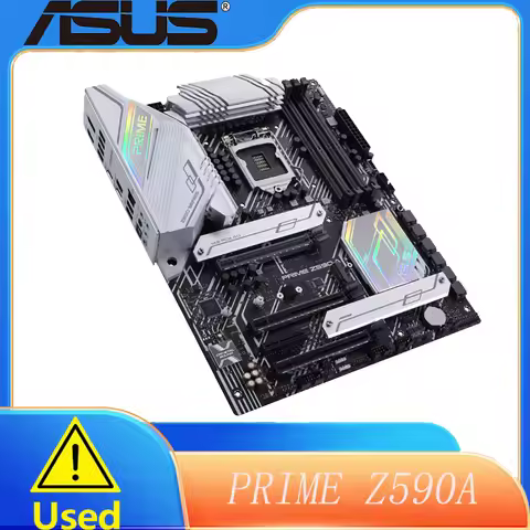 ASUS PRIME Z590-A Intel Z590 1200 LGA ATX M.2 Desktop Motherboard