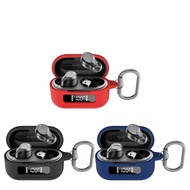 Silicone Protective Case For TOZO NC9 2024 Bluetooth Headset，Protective Skin Sleeve with Carabiner f