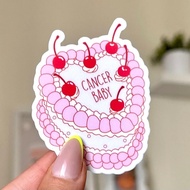 Waterproof Sticker "Cancer" - cute Cancer stickers, buy in bulk, cheap price M000364-17