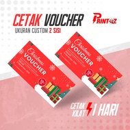 Custom Voucher Printing, 2-Sided Coupon Printing, Food Voucher, Custom Drink Voucher