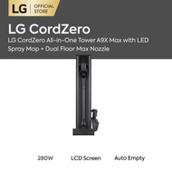 LG CordZero® All-in-One Tower A9X Max with LED Spray Mop + Dual Floor Max Nozzle
