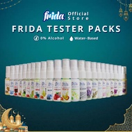 [SAMPLE SET] Frida Air Freshener 0% Alcohol – 48H Tahan Lama Multipurpose 20ML (Room/Car/Clean)